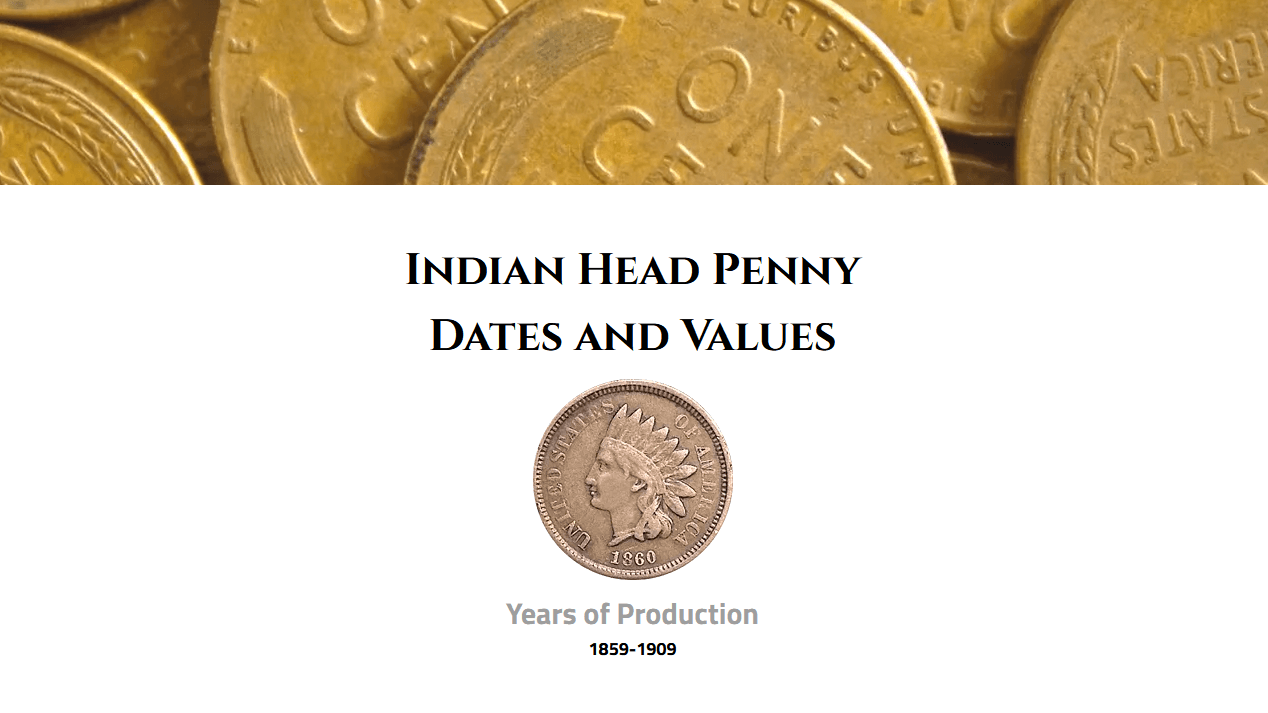 Indian Head Penny Key Dates Values 1859 1909